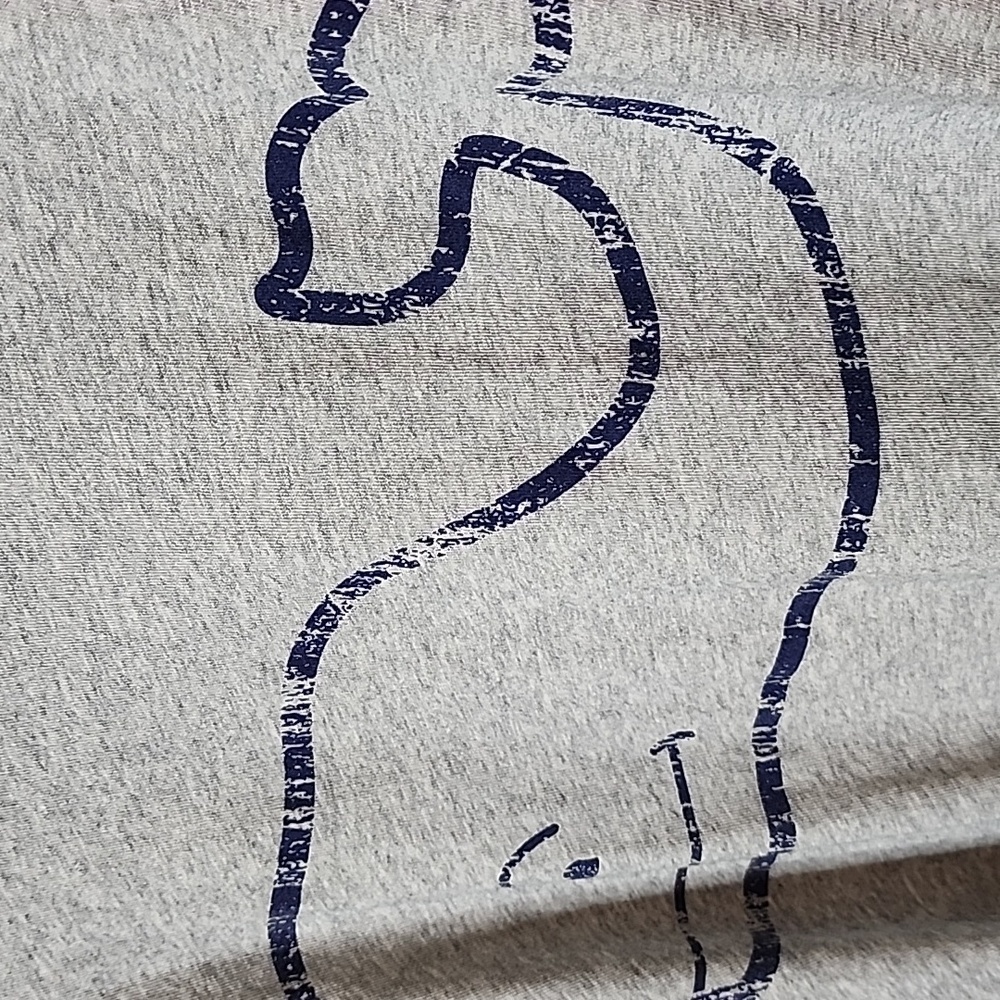 Vineyard Vines Classic Whale Logo Long Sleeve Gray T-Shirt Men's 3XB - Picture 3 of 6